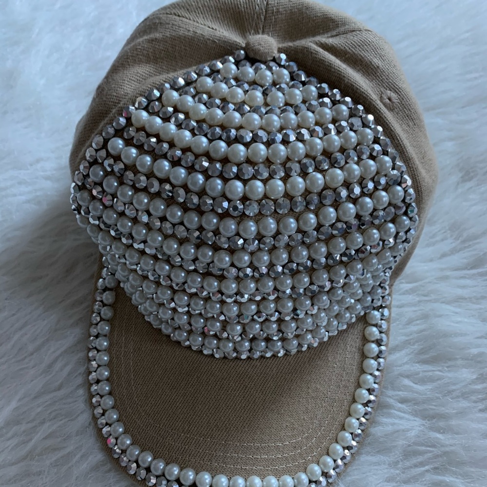 Bling Pearl Hat